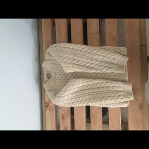 LL Bean fisherman’s wool sweater
